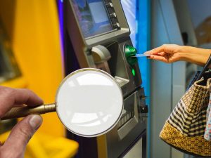 Bancomat lente ingrandimento