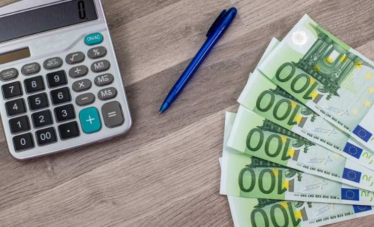 Calcolatrice banconote 100 euro