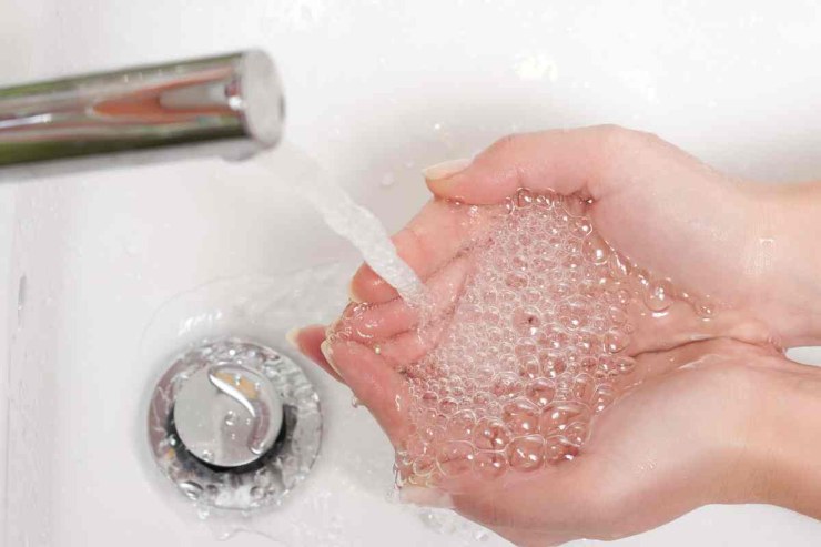Acqua pulita dal rubinetto