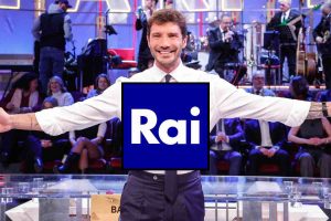 Stefano De Martino e logo Rai