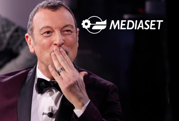 Amadeus e logo Mediaset