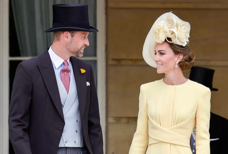 William e Kate al garden party di Buckingham Palace