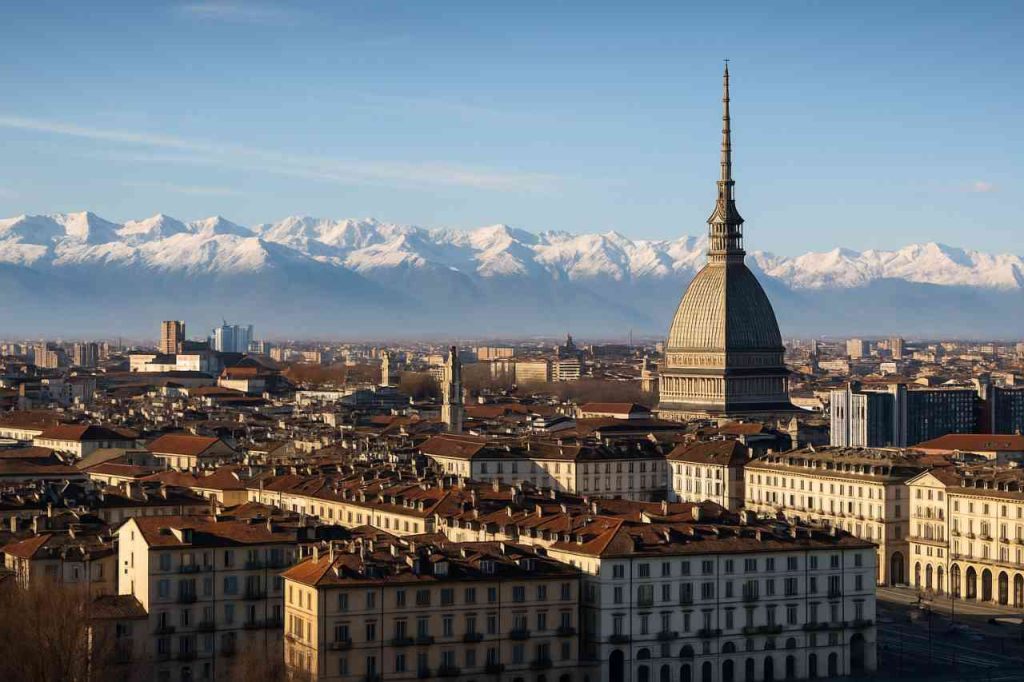 Città di Torino vista dall'alto