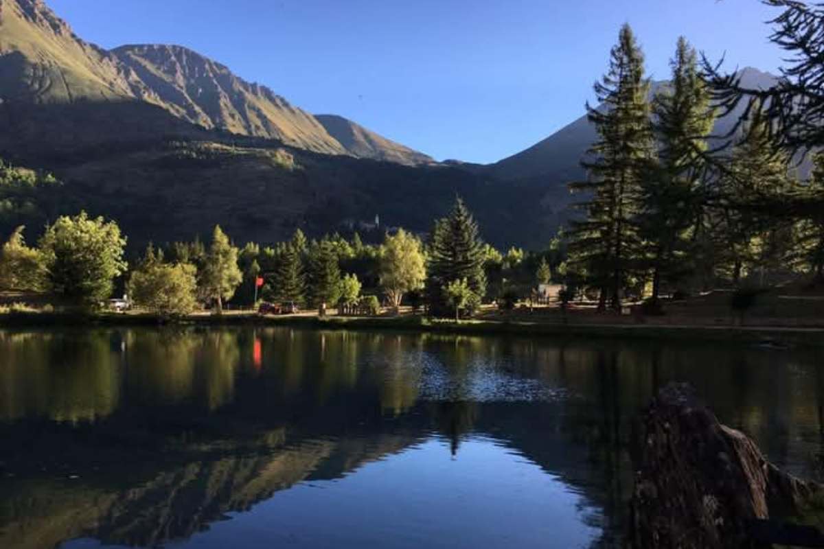 Usseaux Piemonte vista lago