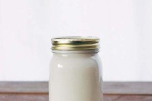 yogurt in barattolo