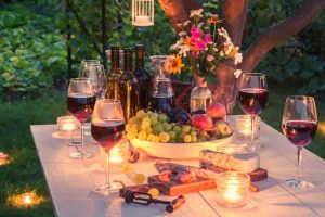 Aperitivo all'aperto in Piemonte