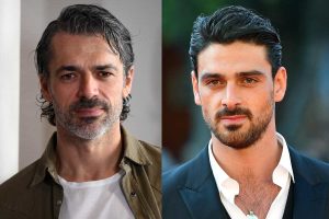 Primo piano di Luca Argentero e Michele Morrone