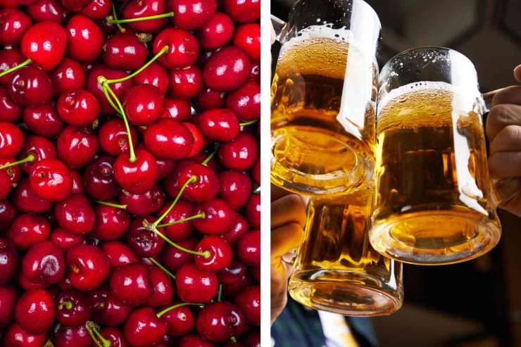 Ciliegie e birra