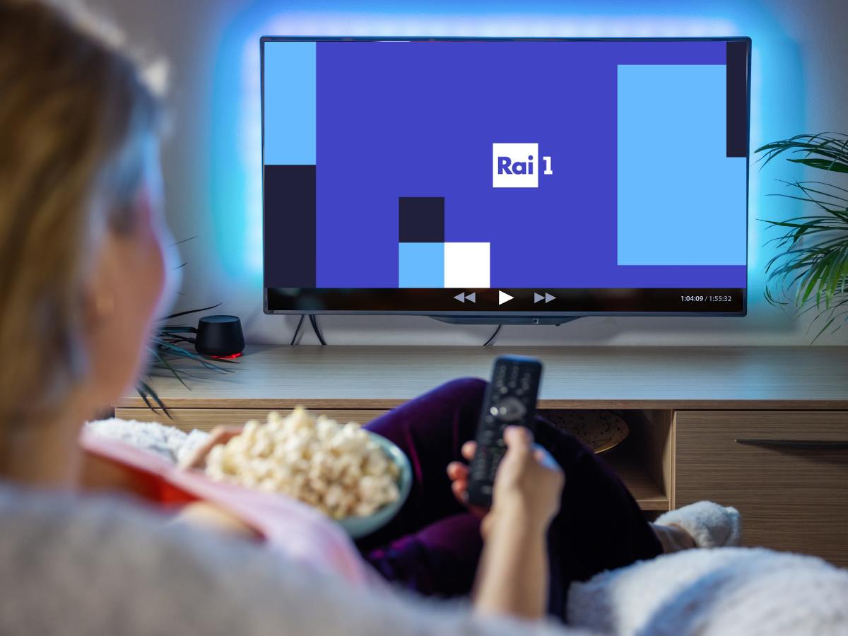 guardare tv e logo rai1