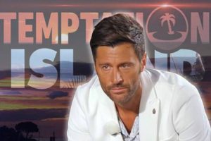 Bisciglia e logo Temptation Island