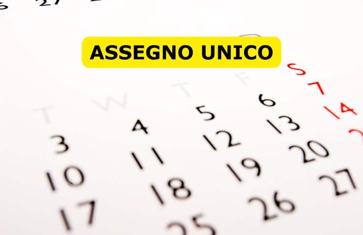 Assegno Unico e calendario